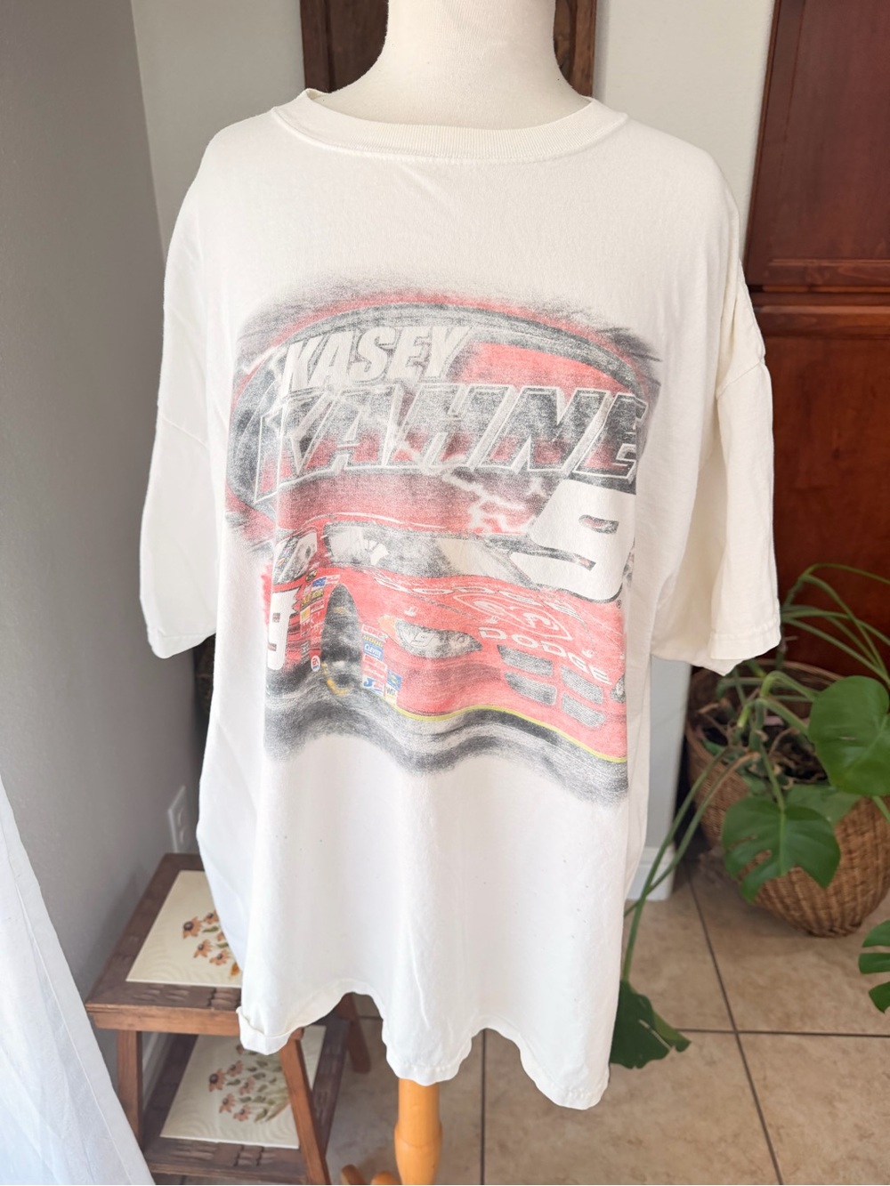 Vintage Kasey Kahne Dodge Racing Tee Chase Authentics XL